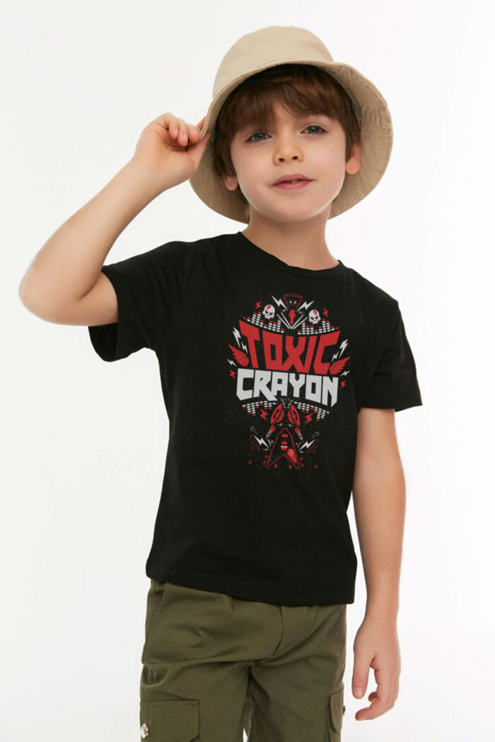 Kids Electric Crayon - Premium Crewneck T-shirt